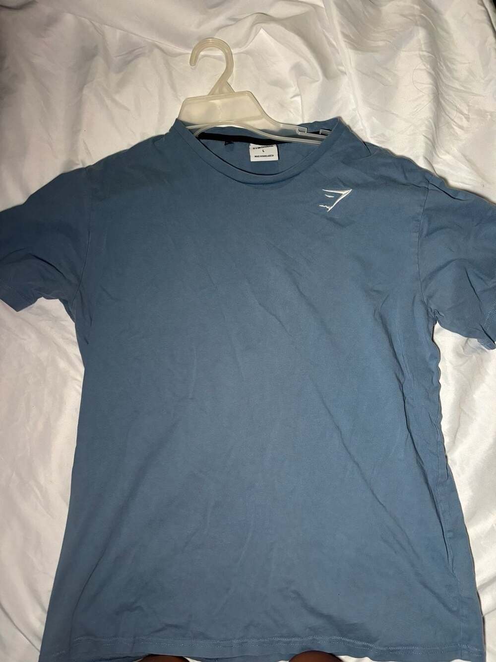 Gymshark Essential Short Sleeve T-Shirt Size L Blue